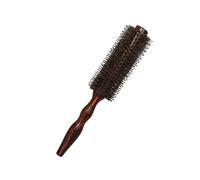 Pettine Arricciacapelli con Legno Spazzola Rotante per Styling e Massaggio Del Capelluto per Acconciature Lisce e Ondulate
