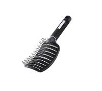 Pettine Arricciacapelli For Acconciature Strutturate, Strumento Volumizzante E Styling For Capelli Lisci, Unisex, Prodotto For La Cura Della Bellezza In Salone A Casa(Black)