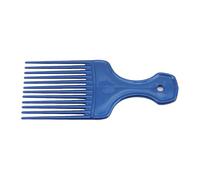 Pettine blu per capelli e barbiere, stile salone - Pettine per capelli ricci e cura della separazione per forniture da barbiere di qualità spessa, strumenti ed elettrodomestici per lo styling, pettini
