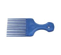 Pettine blu per capelli e barbiere, stile salone - Pettine per capelli ricci e cura della separazione per forniture da barbiere di qualità spessa, strumenti ed elettrodomestici per lo styling, pettini
