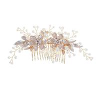 Pettine Capelli Corona di gioielli per donne Pettini per capelli in cristallo Perle di strass Pettine per capelli da sposa Gioielli per capelli da donna Accessori Capelli