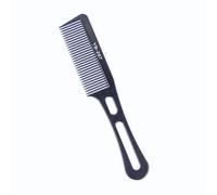 Pettine Capelli Pettine professionale for taglio capelli 2 pezzi Strumento for styling barbiere for salone di carbonio Uomo Donna Piatto(Black1)