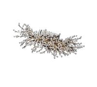 Pettine Capelli Spose Pettine per capelli di perle Perline da sposa Pettini laterali Clip da sposa Pettini per donne Accessori per feste di matrimonio Accessori Capelli