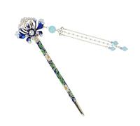 Pettine cinese - lega di zinco 14 x 4 cm | stuzzicadenti asiatici con 12 cm | accessorio per capelli elegante e fermo per donne, ragazze e ragazzi alla moda
