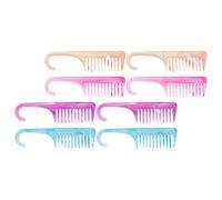 Pettine Curvo a Denti Larghi in Pp 8 Pezzi per Styling Professionale | Sezionamento Preciso, Parti Ordinate, Portatile e Delicato, Adatto a Extension e Parrucche, Uomini e Donne