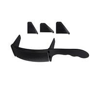 Pettine curvo durevole per parrucchiere parrucchiere schiena styling capelli nero 21,6 x 5,2 cm
