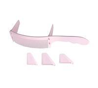 Pettine curvo resistente per parrucchiere, parrucchiere, acconciatura, rosa, 21,6 x 5,2 cm