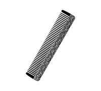 Pettine da barba per capelli da uomo in acciaio inox pratico per viaggi compatto strumento di toelettatura professionale pettini da parrucchiere