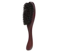 Pettine da barba, spazzola con setole di cinghiale naturali, piccola e morbida in legno, kit di cura per crescita, styling, lucentezza e morbidezza, ottimo regalo per la cura degli uomini