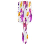 Pettine da donna antistatico con draghi viola e bianchi, pettini da uomo