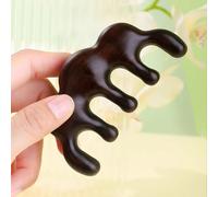 Pettine da massaggio in legno di sandalo, 10 cm, pettine largo per massaggi