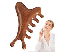 Pettine da massaggio per capelli, pettine da massaggio per capelli in legno - Sandalwood Scalp Massager | Grandi denti in legno fatti a mano, massaggiatore per cuoio capelluto di sandalo per il