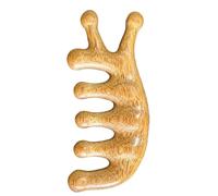Pettine da massaggio per cuoio capelluto in legno - Pettine portatile per la cura dei capelli - Strumento di massaggio per cuoio capelluto per il rilassamento e la stimolazione dei capelli nella