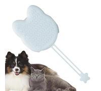 Pettine da massaggio per gatti, spazzola per di gatto,Spazzola per lisciare i capelli per il massaggio degli animali domestici | Pettine per capelli da leccare, scrubber per massaggi morbidi per anima