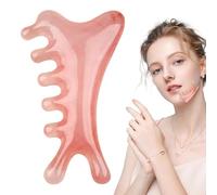 Pettine da massaggio per la testa - Accessori per massaggio per occhi e naso - Tavola di scrub portatile manuale per pelle capelu per raschiatura facciale testa collo gamba mascella naso occhi