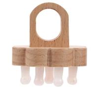 Pettine da massaggio portatile al quarzo for la cura dei capelli e del cuoio capelluto Strumento Gua Sha donna for il relax sonno