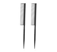 Pettine Da Parrucchiere Con Punta Affilata, Adatto Per L'uso In Salone Per La Separazione, Colorazione E Permanente Dei Capelli, Nonché Come Strumento Per Cura Bellezza Domestica(A*2)