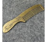 Pettine da parrucchiere dritto in ottone per la cura del modello della mano cinese, 14 cm