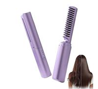 Pettine da parrucchiere in ceramica - Strumento per parrucchiere elettrico antistatico, spazzola per raddrizzare i capelli, design liscio con denti resistenti al calore, accessorio di bellezza per l
