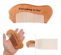 Pettine da Parto, in Legno Pettine Travaglio con Borsa di Stoffa Pettine per Capelli Nessun Dolore Pettini per Parto Bambino Elementi Essenziali per Il Parto Regalo per Donne Incinte