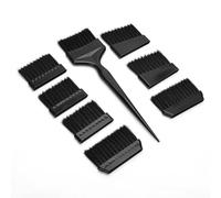 Pettine da salone con setole in nylon spesse e coda affusolata per una divisione precisa dei capelli resistente al calore applicatore pettine colorante