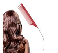 Pettine da separazione professionale a coda di rondine, pettini da separazione per capelli intrecciati - Pettine a coda in metallo antistatico con codone in acciaio inossidabile - Pettini resistenti a