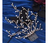 Pettine da sposa fatto a mano per spose accessori per capelli tiara e copricapi da sposa fermagli per capelli Hp481-G