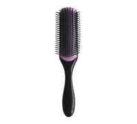 Pettine da uomo - Booster di volume a 9 file per Pompadour & Quiffs, pettine antistatico resistente al calore con supporto a parete (nero-viola)