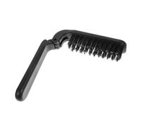 Pettine da uomo per acconciatura, con setole piccole, pieghevole, per raddrizzare la barba, da viaggio, portatile (5 pezzi)