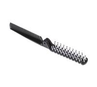 Pettine da viaggio in plastica Pettine for massaggio Pettine pieghevole portatile Pettine antistatico Strumento for lo styling della forcina for personalità femminile (Color : Black)