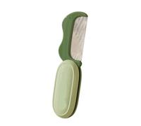 Pettine da viaggio per animali domestici per spargimento di capelli e macchie di lacrima Design pieghevole Pettine per la cura del viso Portatile Pet Grooming