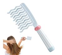 Pettine Denti Larghi - Pettine Largo Per Capelli Ricci | Doppia Denti Ad Onda Strumento Massaggio Cuoio Capelluto Antistatico Accessorio Styling Per Donna