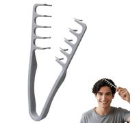 Pettine Denti Larghi, Pettine Volumizzante Capelli, Pettine Texture, Texture Comb, Aumenta Il Volume dei Capelli e Copri la Riga, Capelli Ricci Accessori, Strumento Volumizzante per Radici