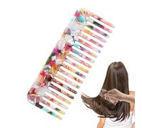 Pettine di acetato, pettine infelice imbattibile japeated denti larghi - pettine di denti larghi Il nostro pettine a dente largo è essenziale per chiunque cerchi un modo semplice per pettinare. Il des