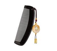 Pettine di corno, pettine for capelli con denti fini, pettini for parrucchieri, for uomo e donna a mano Handmade pettine pettine da massaggio pettine, regali for parenti e amici Pettine per capelli(A)