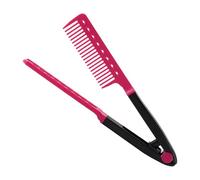 Pettine di ferro - COL COLLA COLLA A V Pettine per capelli in ferro | Pennello per risate per capelli a V, design curvo a V per hote