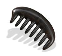 Pettine di Legno Pettine for massaggio Pettine for massaggio del cuoio capelluto Pettine in legno a denti grandi Uso quotidiano domestico Regalo portatile(4)