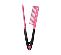 Pettine Di Raddrizzamento Dei Capelli - Combreggiatori Per Capelli Da 24,5 Cm A V | Rivestimento Di Raddrizzamento A Secco Bagnato | Forniture Da Stiro Per Cammini Per Via Di Viaggio Per La Cas