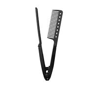 Pettine di raddrizzamento dei capelli, pennello levigante a forma di V, strumenti per la cura dei capelli bagnati e asciutti, pennello per salone per parrucchiere, per principianti professionisti