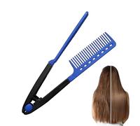 Pettine di raddrizzamento dei capelli, pennello levigante a forma di V, strumenti per la cura dei capelli bagnati e asciutti, pennello per salone per parrucchiere, per principianti professionisti