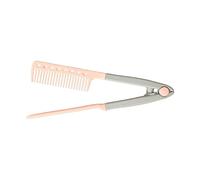 Pettine Di Raddrizzamento Dei Capelli Spessi - Pettine Di Raddrizzamento Dei Capelli Lunghi, Tipo V | Resistente Al Calore | Attrezzatura Per Parrucchiere A Secco Bagnato Senza Slittamento Per Girls H