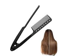 Pettine Di Raddrizzamento Dei Capelli - TIPO V FAT IRRO | Pettine Di Tipo V Professionale Per Capelli Lunghi | Attrezzatura Per Parrucchiere A Secco Bagnato Non Slittata Per Donne Femminili | Strument