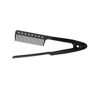 Pettine Di Raddrizzamento Per Capelli - 24,5 Cm Da Donne Adatte A Beille | Affidabile Parrucchiere In Ferro Da Stiro A V Pettinata, Manico Ergonomico Strumento Anti - Per Parrucchiere A Secco Ba
