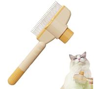 Pettine di rimozione del nodo per cani | Dog Knot Brush - Cucciolo di pulci di pulce pettini pettinate per capelli sciolti con la funzione del pulsante