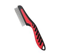 Pettine di rimozione di zecche per pulci - pettine petr petr a doppia | Strumento di pulizia dei pidocchi dispersi con denti arrotondati | Pet Combb per la cura quotidiana dei capelli