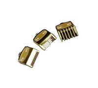 Pettine Di Taglio Da 1,5 Mm, 3 Mm, 4,5 Mm E 6 Mm, Compatibile Con Wahl, Tagliacapelli Elettrico Guard Barber, Compatibile Con Negozio, Pettine Guida Di Taglio Professionale Y0731(Gold-3pcs-set)