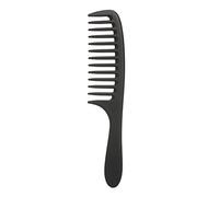Pettine districante antistatico a denti larghi con punte rotonde per capelli lisci e crespi - Strumento per la cura dei capelli in plastica ABS per tutti i tipi di capelli