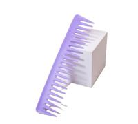 Pettine Districante For Capelli Da 1/4 Pezzi, Denti Larghi For Capelli Ricci, Bagnati E Asciutti, Pettine For Shampoo Senza Manico, Speciale For Parrucche Vere(Color01)