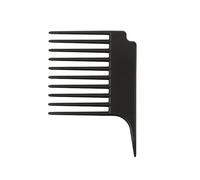 Pettine districante in plastica a denti larghi antistatico per parrucchieri