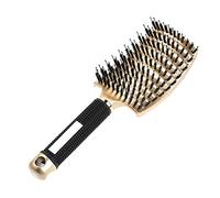 Pettine Donne for la spazza for capelli bagnate pettinate for capelli peluno spusso for capelli professionale pettinatura for capelli for capelli for capelli Pettine Per Capelli(Gold with hair)